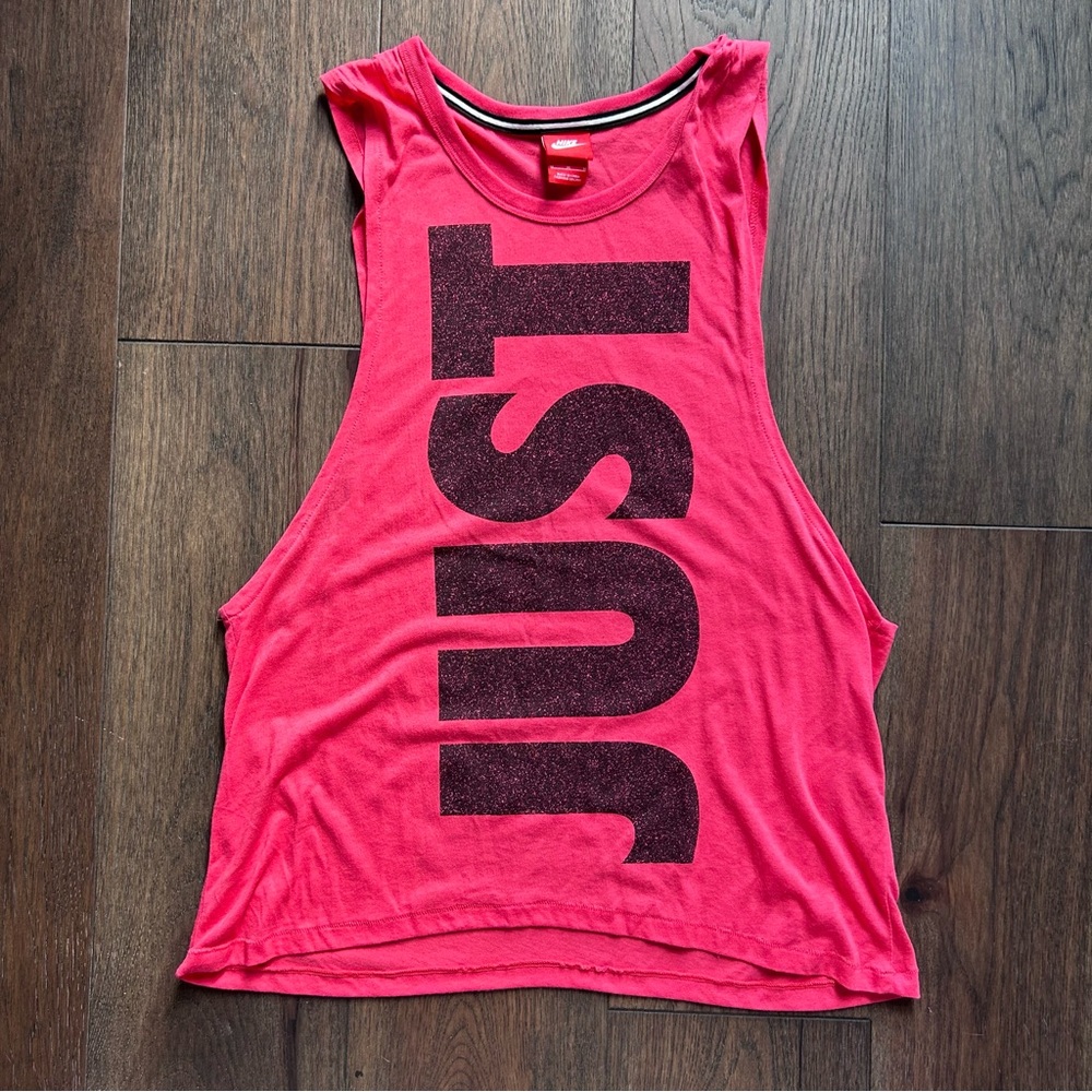 Nike Women's red workout top